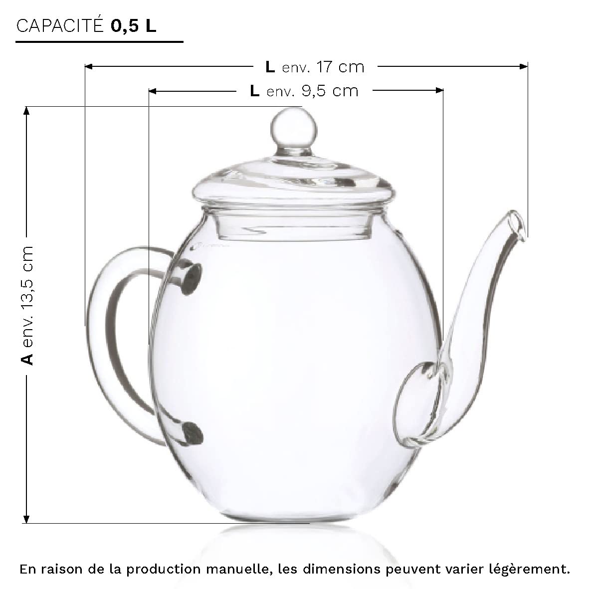 Creano Coffret Cadeau avec Fleurs de Thé dans Une Boîte Magnétique - Thé Blanc, Noir, Vert - 6 Fleurs de Thé avec 6 Sortes différentes