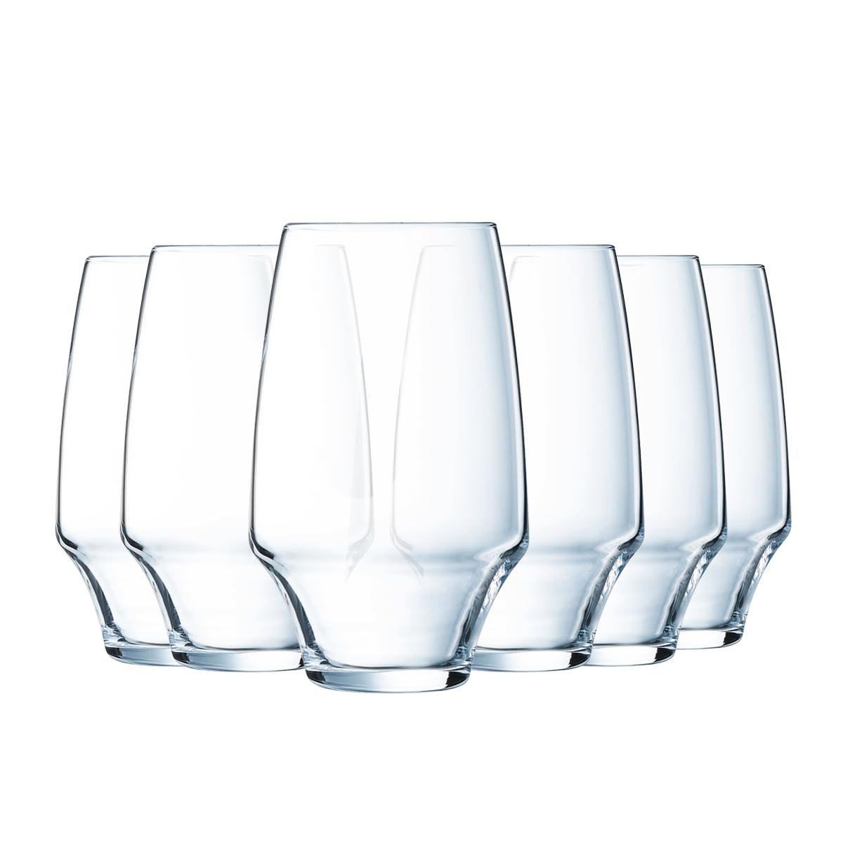 Chef & Sommelier Cristal 6 Flûtes à champagne 20 cl - Collection Open Up, White
