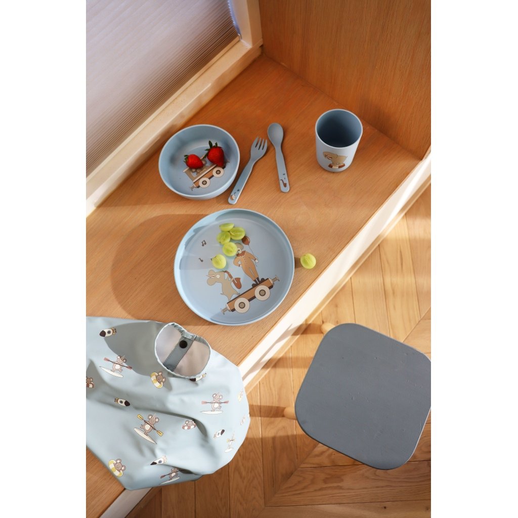 Ensemble de couverts Carl en bioplastique (PLA) 4 pcs.