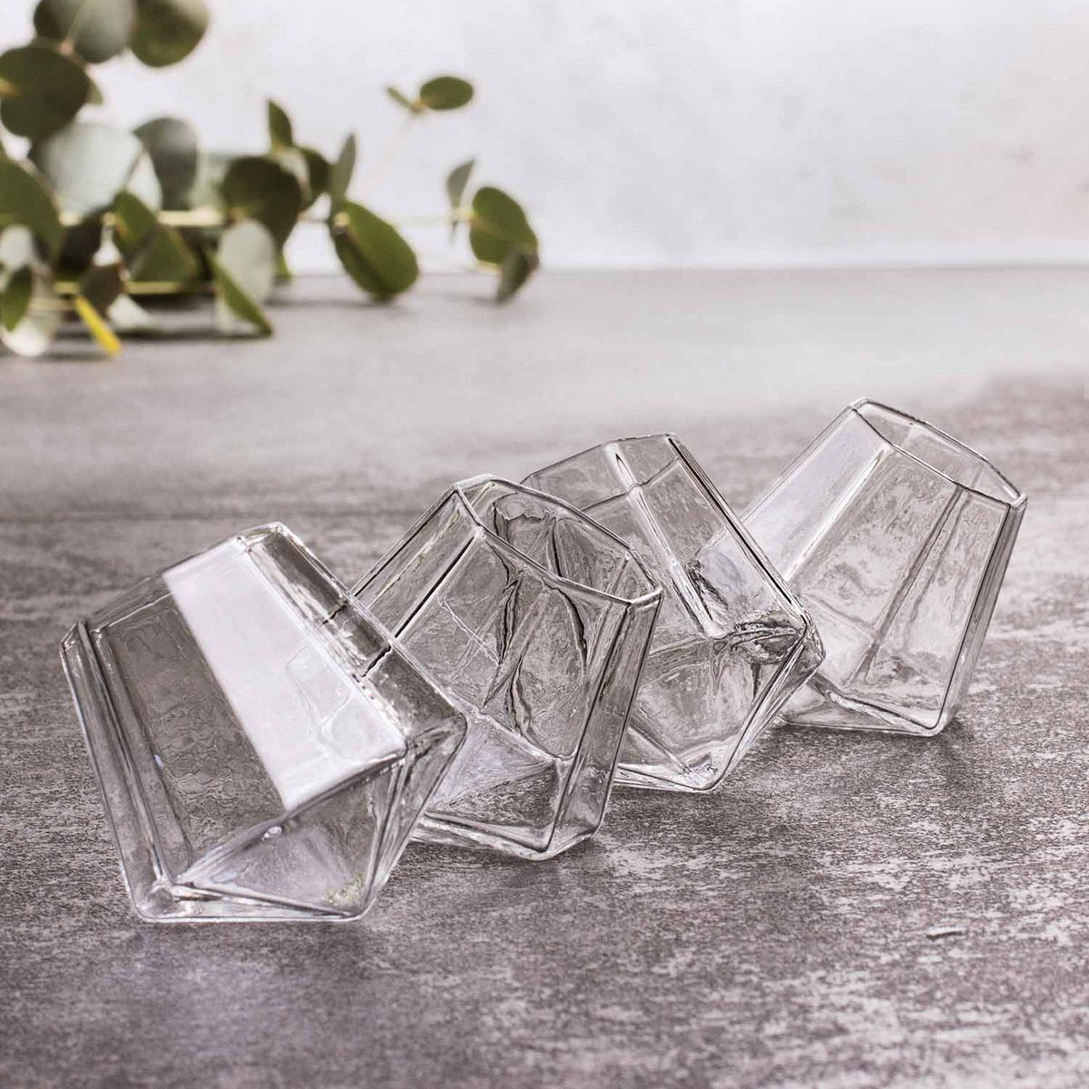 Mad Monkey - Verres à shot Diamond (lot de 4) avec coffret cadeau