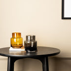 Art de la Table Petit vase au design rétro moderne, couleur gris foncé, TYLER07GR Zistyhome art de la table