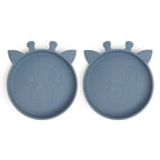 Akila assiette en silicone 2-pack Girafe