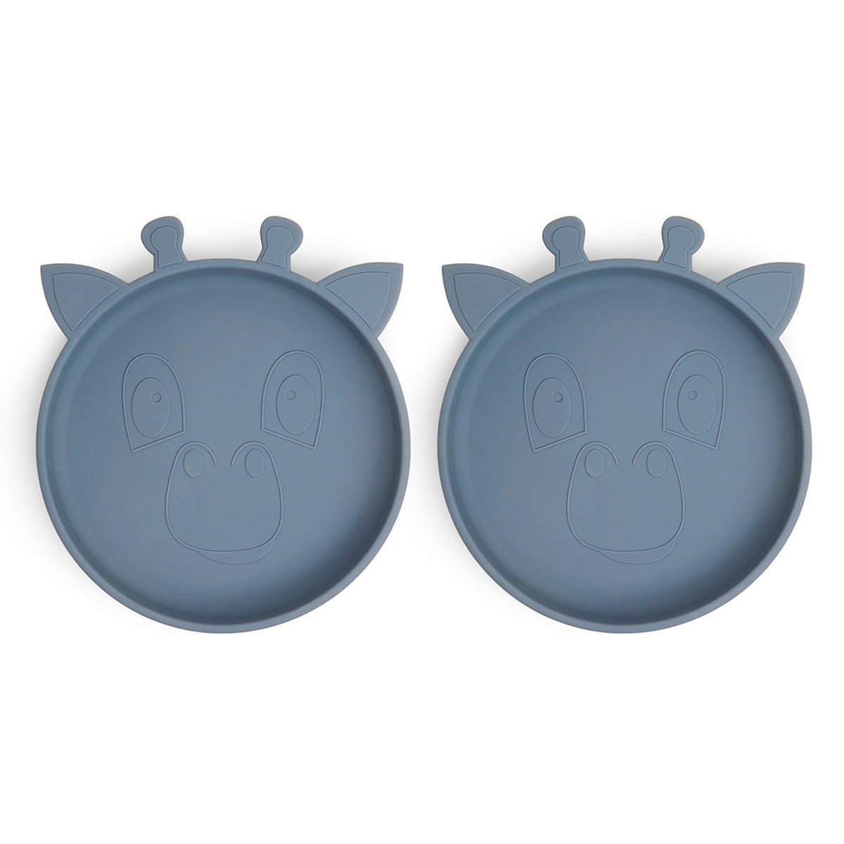 Akila assiette en silicone 2-pack Girafe