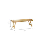 Plateau Duko marron foncé