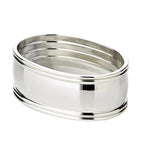 6 Fil de bague de serviette réglée, Noble Silver-plaqué, hébergé, longueur 6 cm EDZARD-SHOP.com