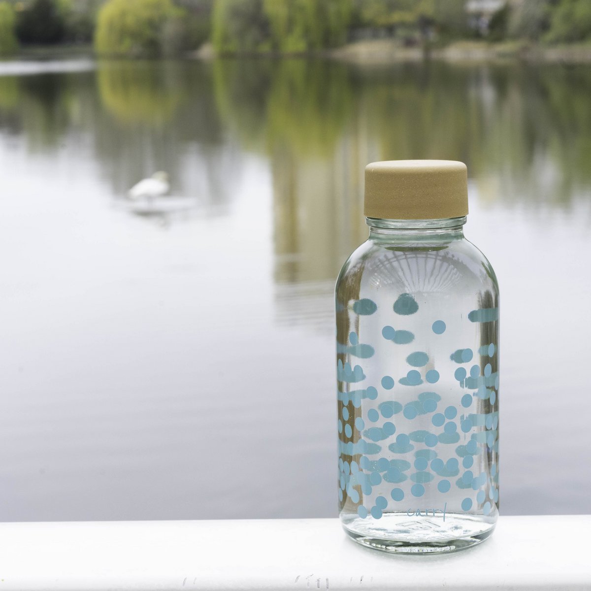 PUR BONHEUR Bouteille en verre de 0,4 l