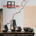 Nouveau bol design haut de gamme en céramique moderne East + West, OTA15BB