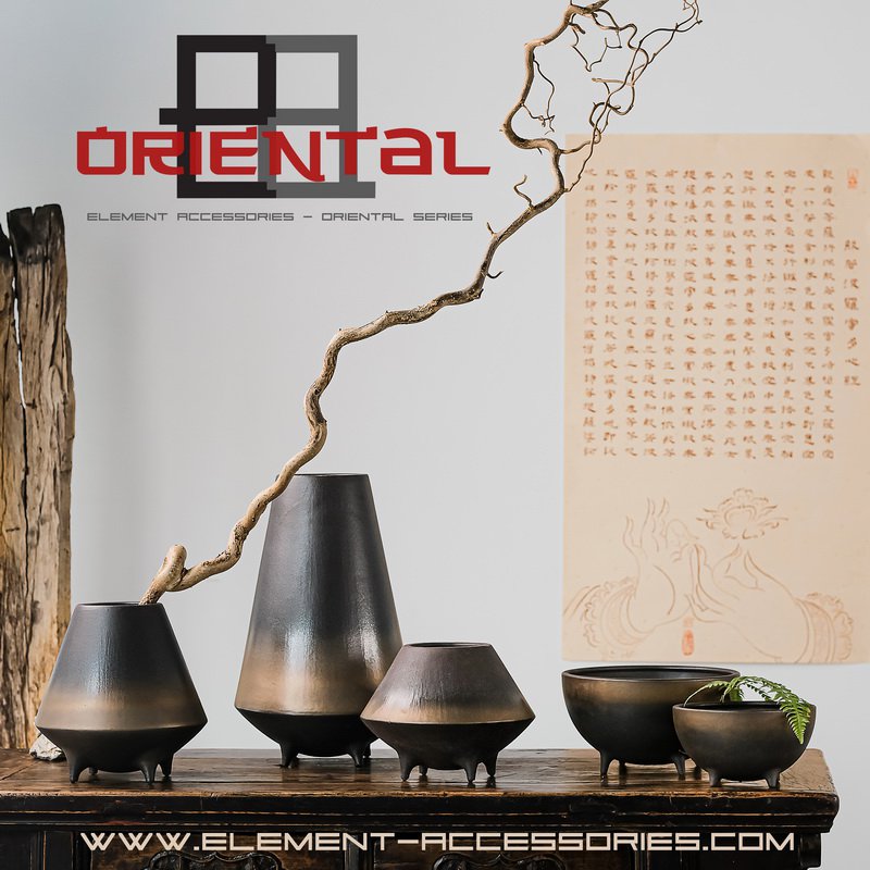 Nouveau bol design haut de gamme en céramique moderne East + West, OTA15BB