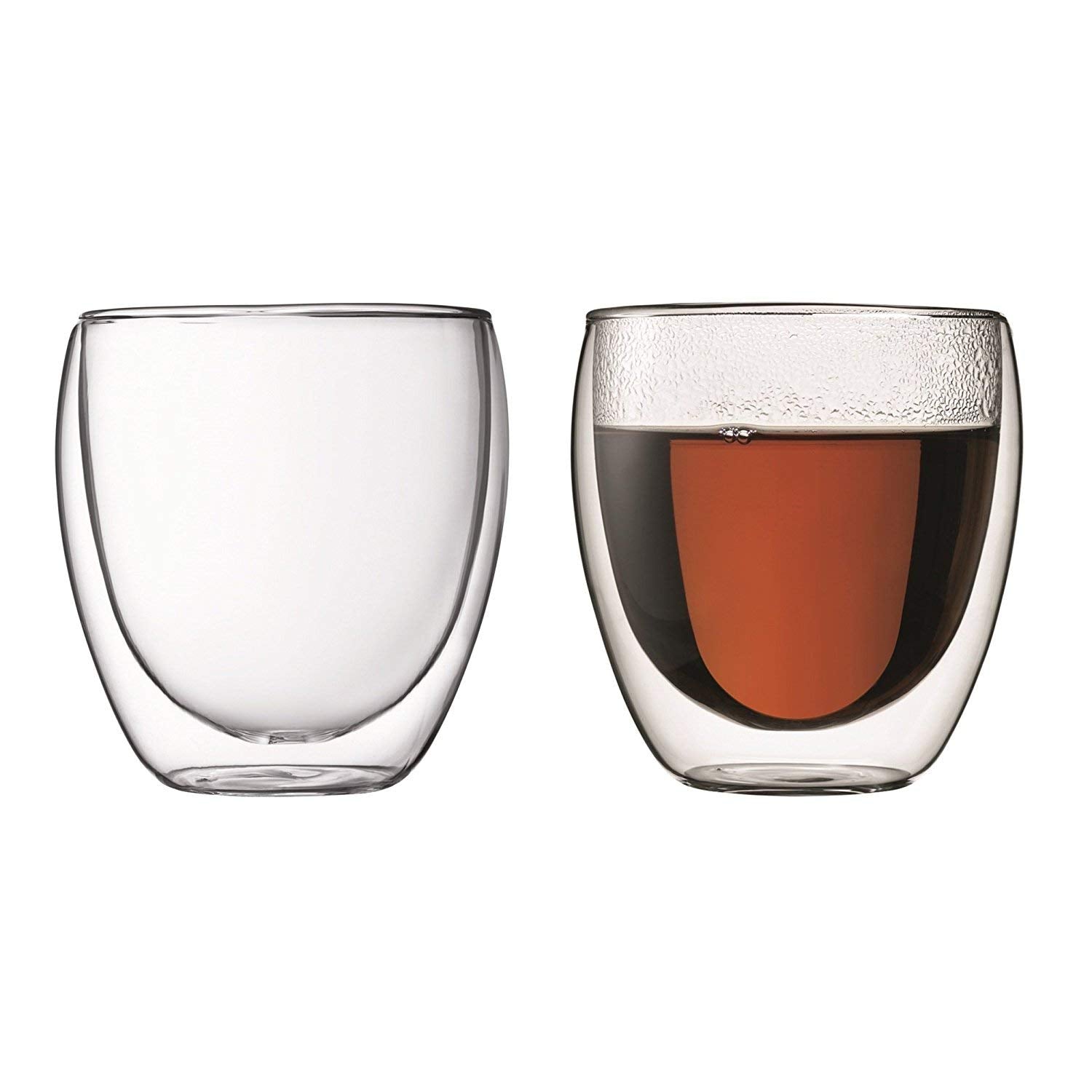 Bodum - 4559-10 - Pavina - Set de 2 Verres Double Paroi - 35 Cl - Transparent - 2 Unité