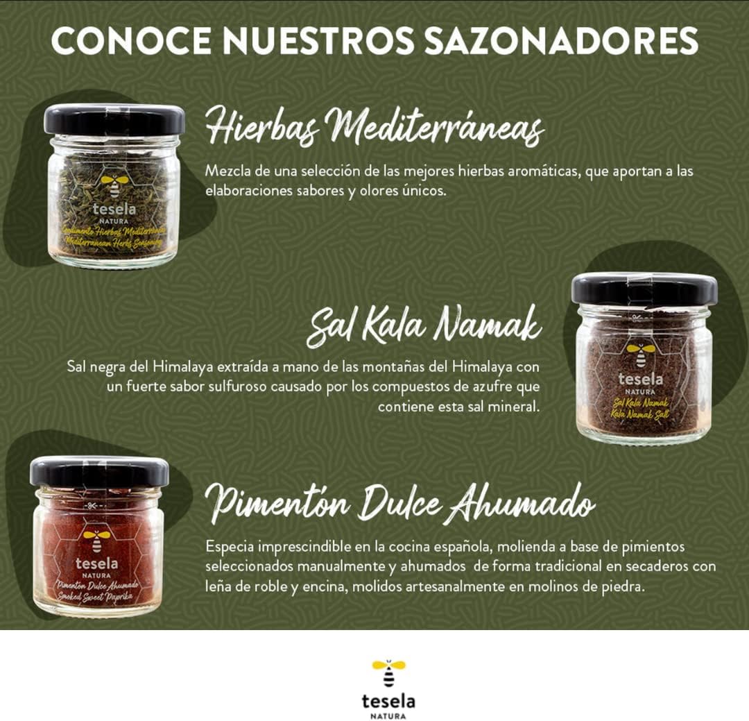 Coffret composé de 6 pots d'épices du monde et de flocons de sel : différents sels et épices pour vos plats et barbecues, cadeaux d'affaires, détails pour les invités