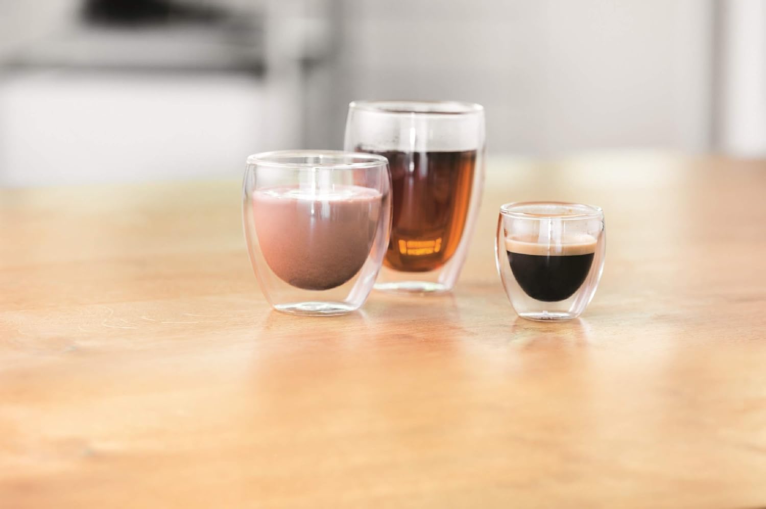 Bodum - 4557-10-12 - Pavina - Coffret de 6 Verres Double Paroi - 0.08 l, Transparent, 6 Unité