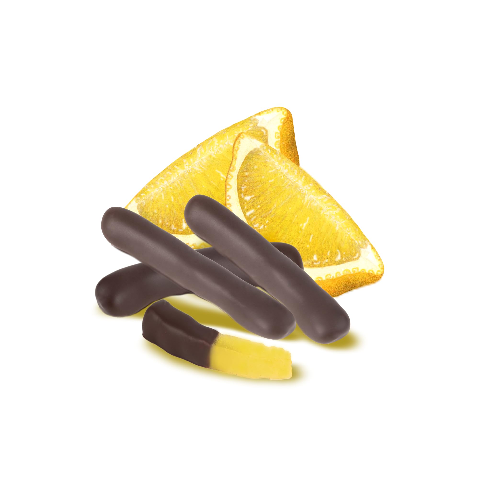 CHEVALIERS D'ARGOUGES Maîtres Chocolatiers Français - Orangettes enrobées chocolat noir 70% - Étui Dégustation 160g