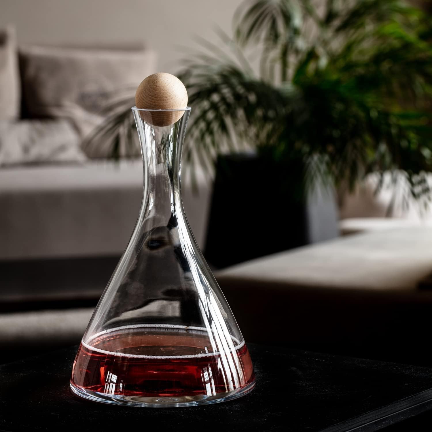 Vin Rouge Décanteur Carafe Verre | 1000 ML | Collection Avant-Garde | Parfait Pour La Maison, Les Restaurants Et Les Fêtes | Va Au Lave-Vaisselle