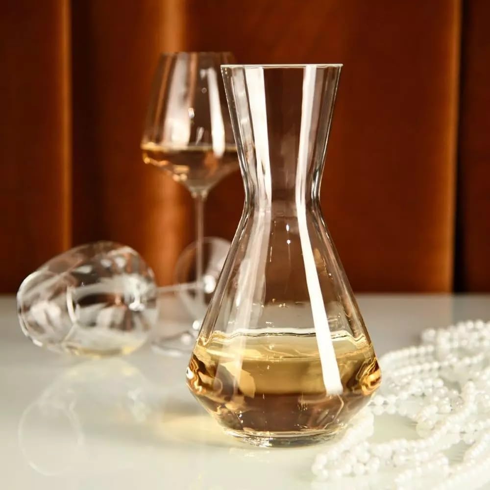 Carafe à vin KROSNO Celebration | 1200 ML | Fait main | Carafe à décanter | Parfait pour la maison, les restaurants et les fêtes | Verre sans plomb | Résistant aux rayures | Lavage des mains