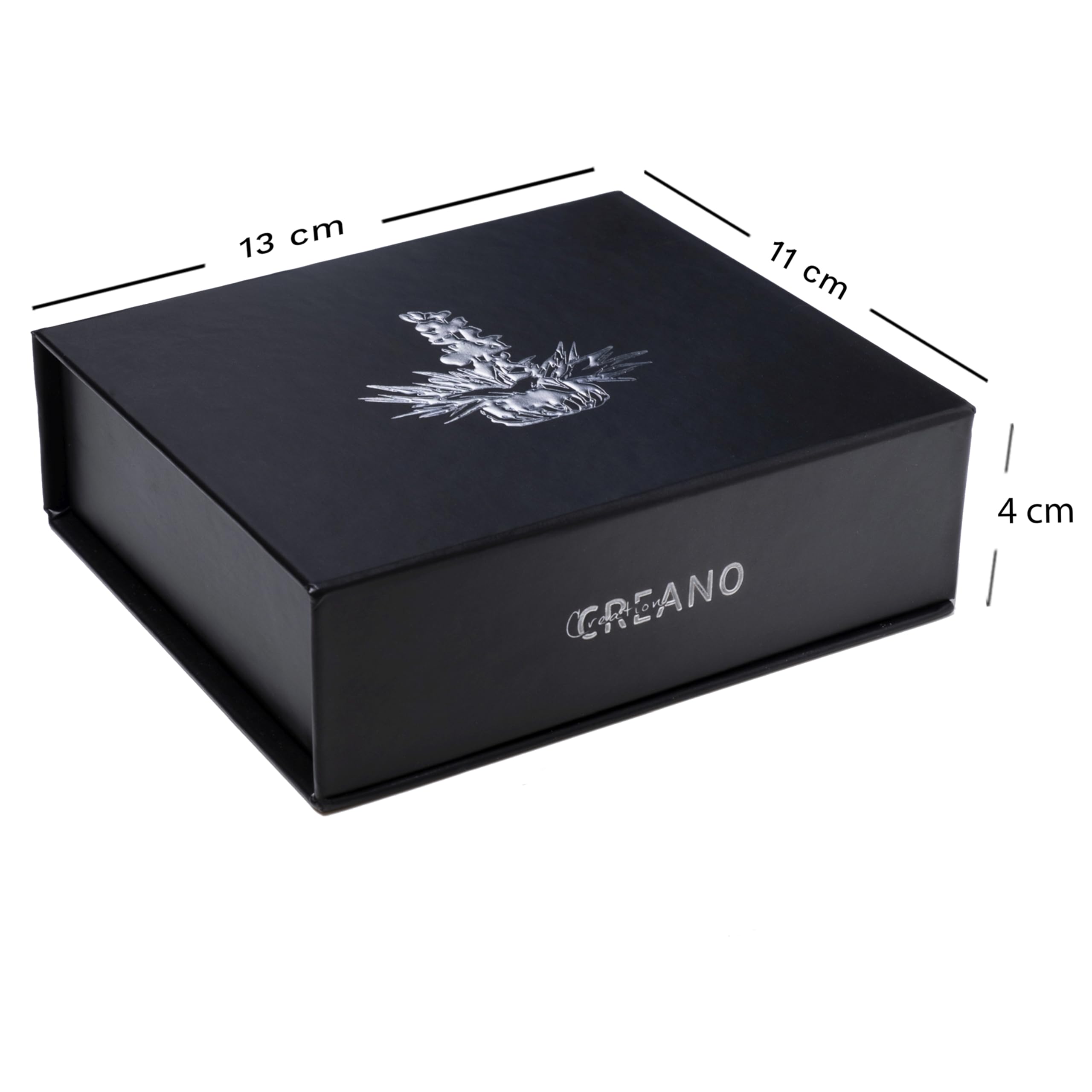 Creano Coffret Cadeau avec Fleurs de Thé dans Une Boîte Magnétique - Thé Blanc, Noir, Vert - 6 Fleurs de Thé avec 6 Sortes différentes