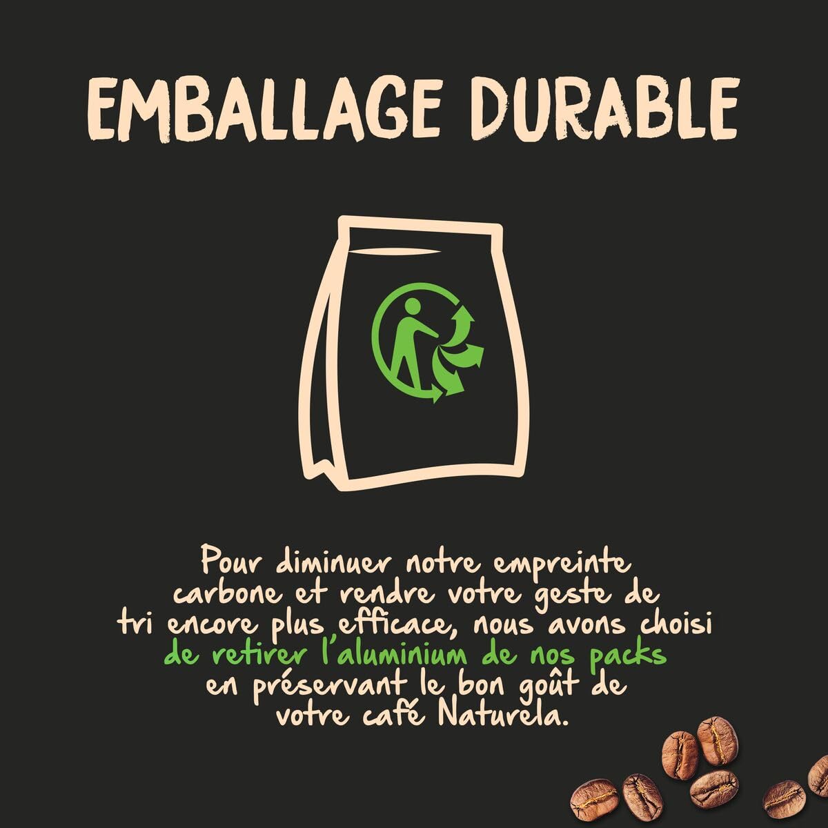 NATURELA - Café Grains Bio - Classique Arabica - 100% Arabica - Gamme Signature - Torréfaction Lente - Fabriqué en France - 1 kg