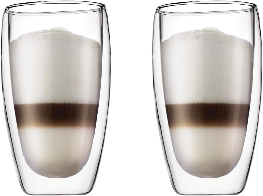 Bodum - 4557-10-12 - Pavina - Coffret de 6 Verres Double Paroi - 0.08 l, Transparent, 6 Unité