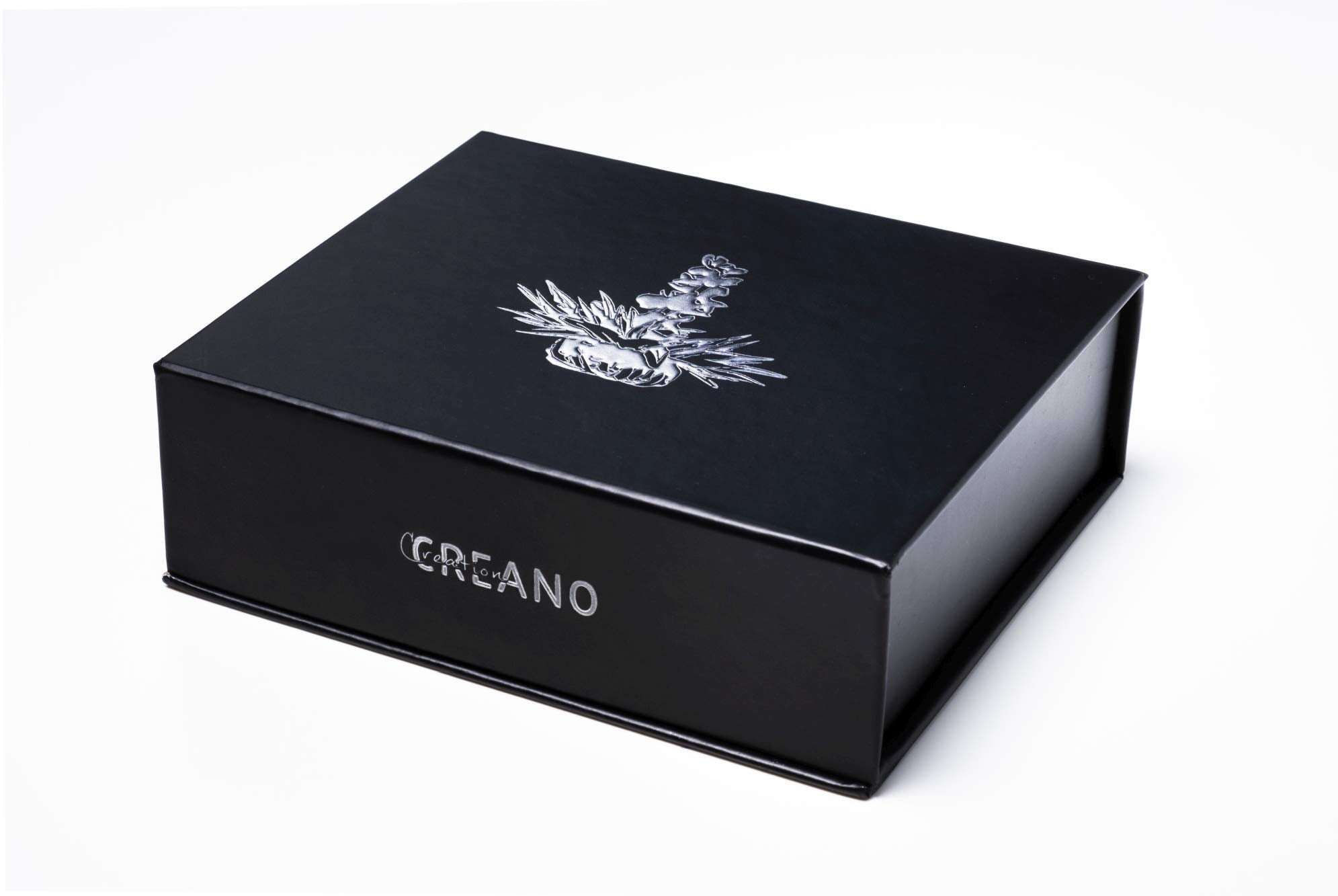 Creano Coffret Cadeau avec Fleurs de Thé dans Une Boîte Magnétique - Thé Blanc, Noir, Vert - 6 Fleurs de Thé avec 6 Sortes différentes