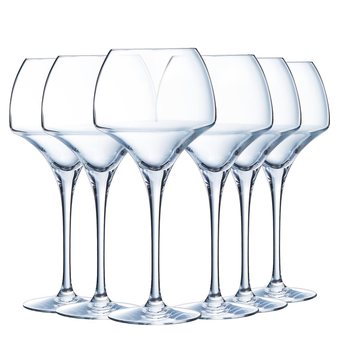 Chef & Sommelier Cristal 6 Flûtes à champagne 20 cl - Collection Open Up, White