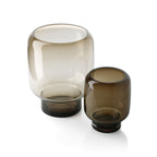 Le Vase Smoky Cube - Marron - L
