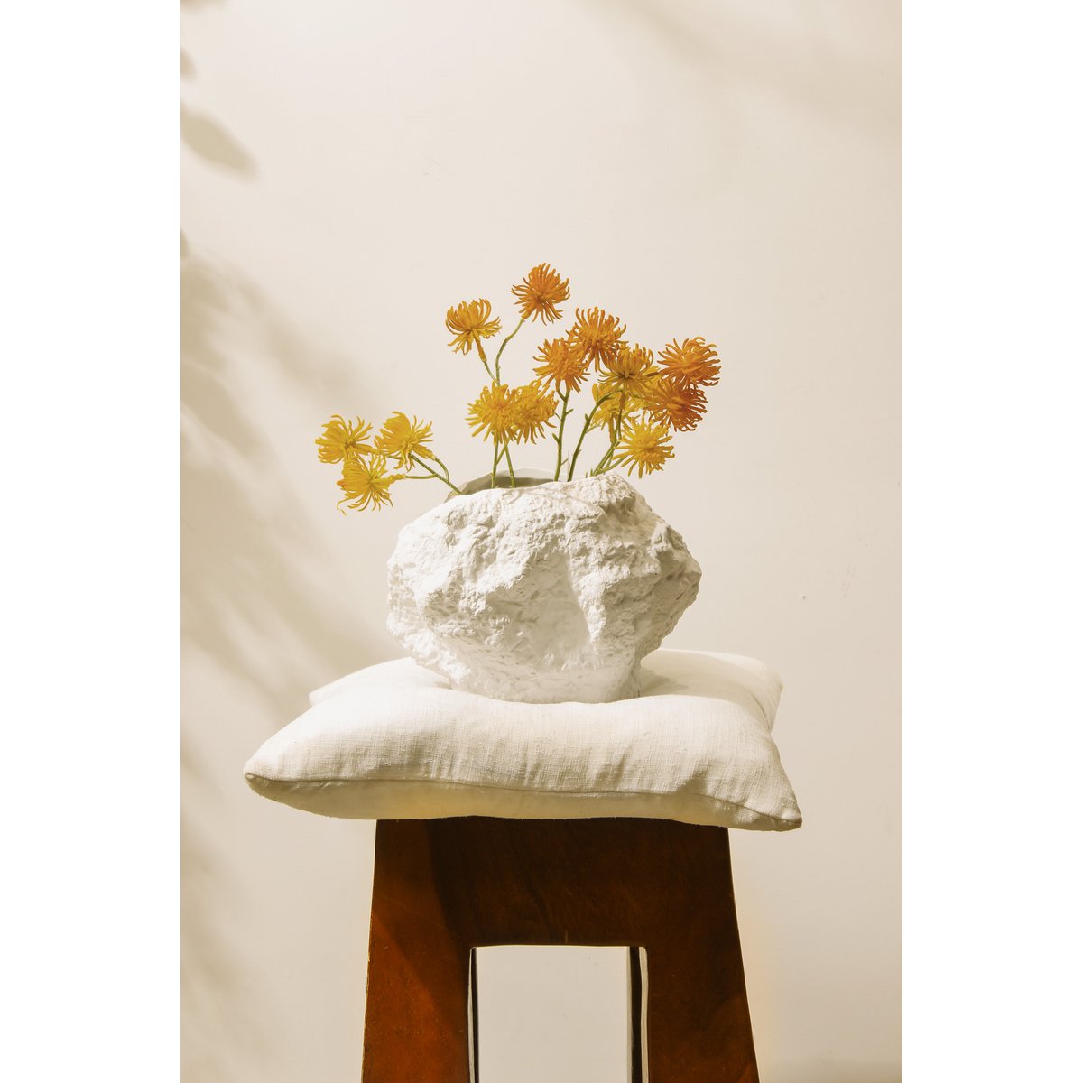 Art de la Table Vase en céramique w. look rock, design naturel tendance.CHU20WH Zistyhome art de la table