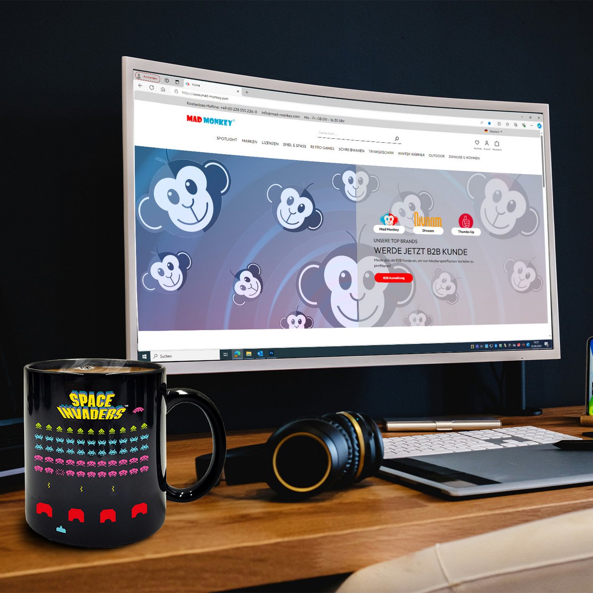 Space Invaders - Tasse "Space Invaders" - avec changement de couleur