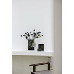 Art de la Table Vase haut moderniste innovant, design haut de gamme, constructiviste FUSIO 32 Gris Zistyhome art de la table
