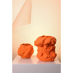 Art de la Table Vase en céramique w. look rock, en orange tendance CHU32OR Zistyhome art de la table