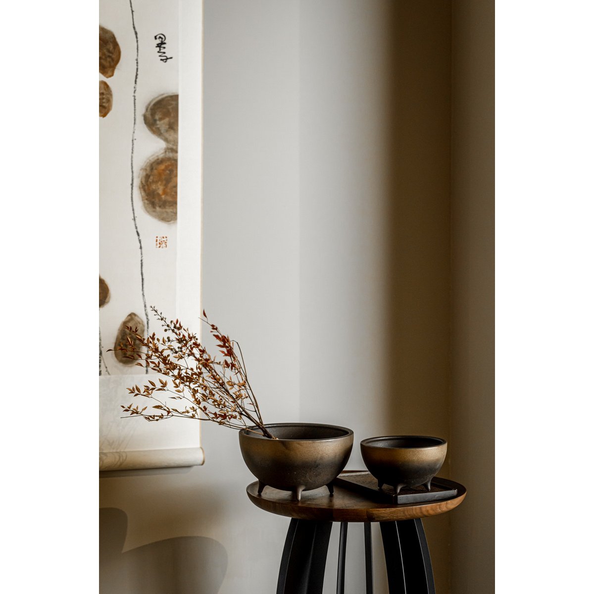 Nouveau grand bol moderne en céramique glob East + West, OTA10BB
