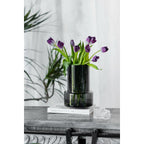 Moderne Vase im Retro-Design, dunkelgrau, TYLER12GR