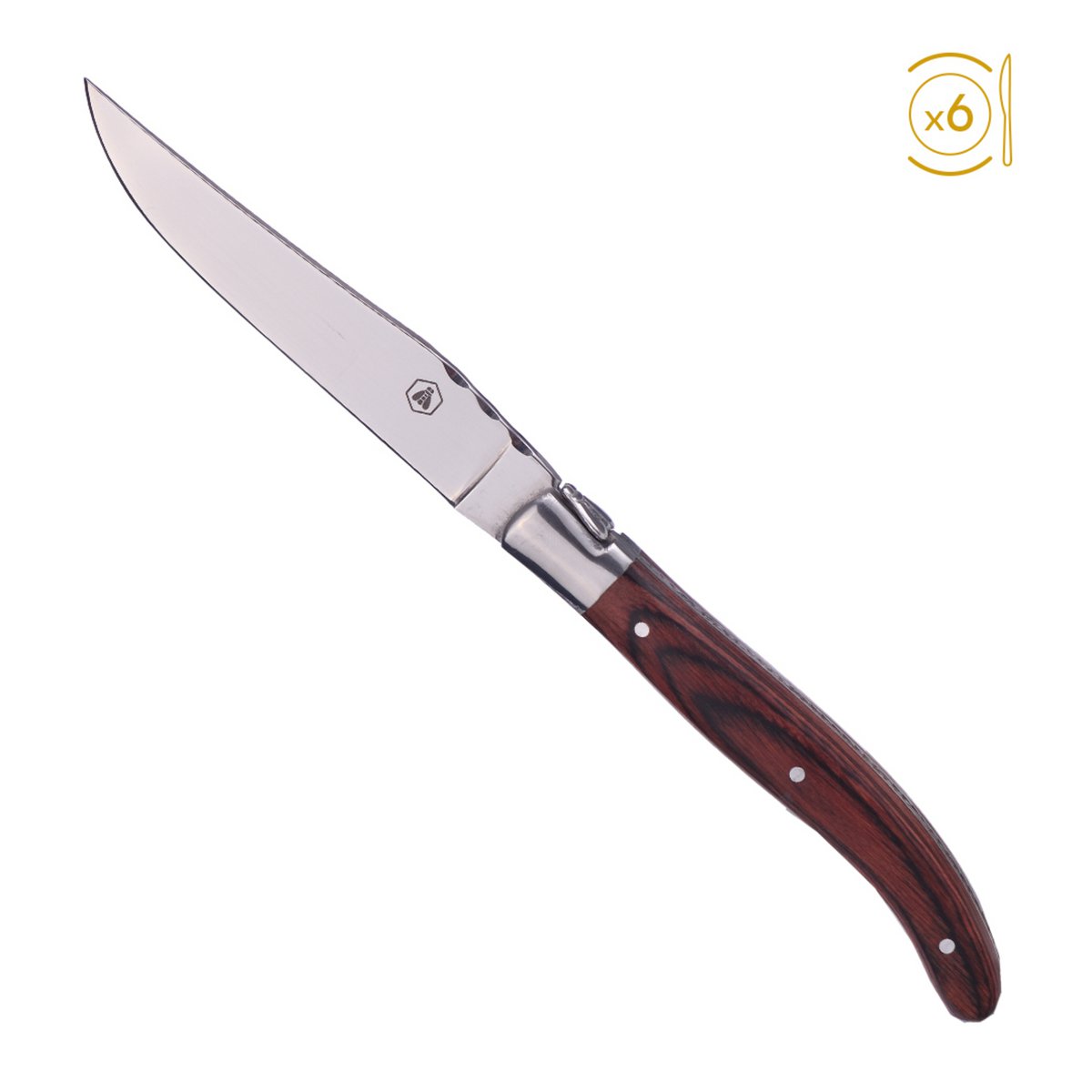 Laguiole - Coffret 6 couteaux steak