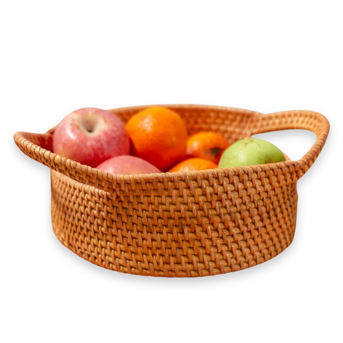 Petit panier de rangement en rotin Panier décoratif SUWARI (2 tailles) idéal comme panier à pain ou bol à fruits