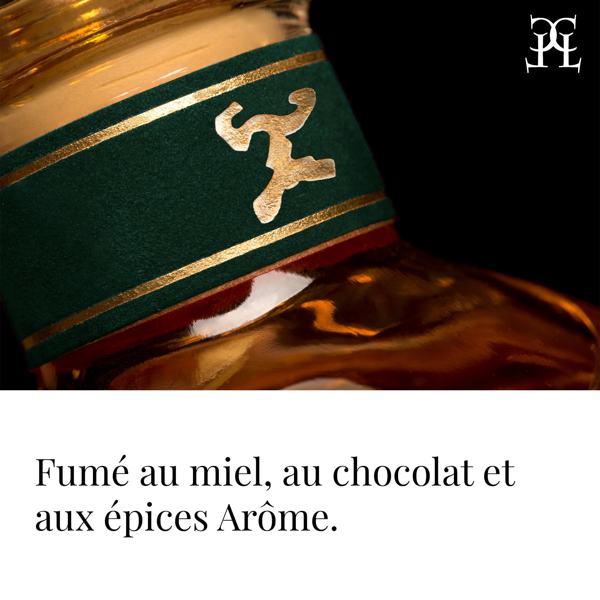 CONDE LUMAR - Coffret Rhum Vieux XO 1818 - Premium Liqueur Feuille d'or 23 Carats - Republique Dominicaine Reserva - Pour Hommes & Femmes - Avec Coffret Cadeau & Certificat d'or 40% 70 cl
