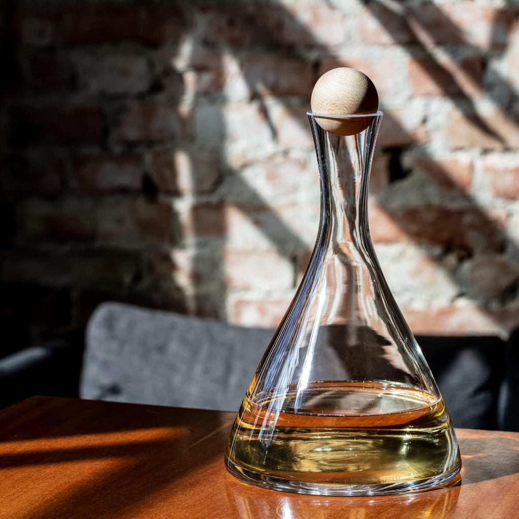 Vin Rouge Décanteur Carafe Verre | 1000 ML | Collection Avant-Garde | Parfait Pour La Maison, Les Restaurants Et Les Fêtes | Va Au Lave-Vaisselle
