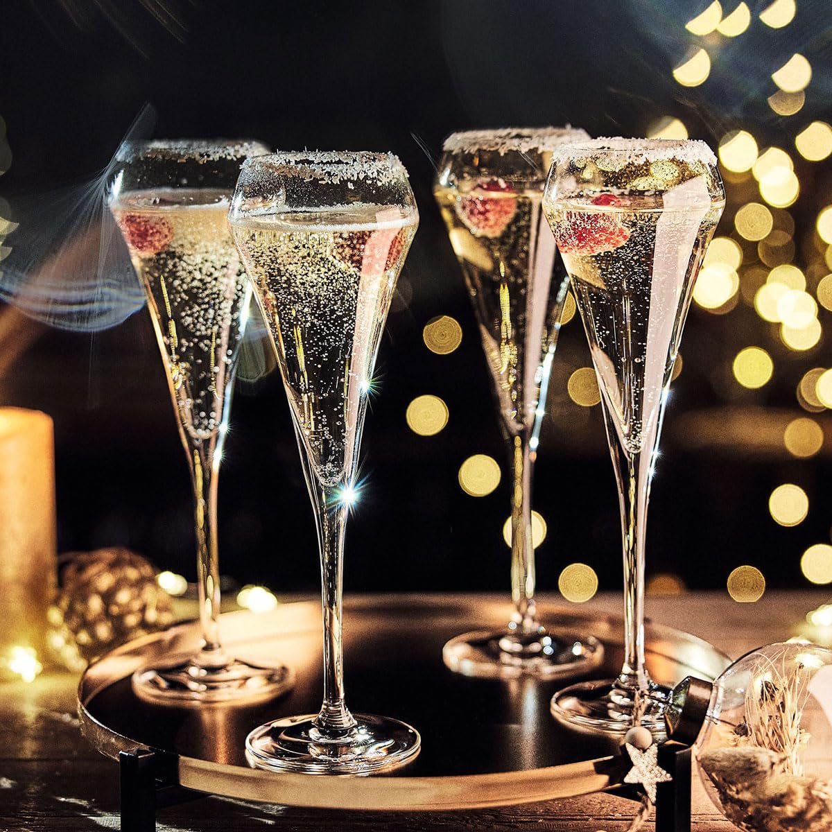 Chef & Sommelier Cristal 6 Flûtes à champagne 20 cl - Collection Open Up, White