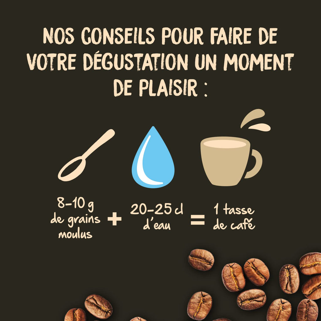 NATURELA - Café Grains Bio - Classique Arabica - 100% Arabica - Gamme Signature - Torréfaction Lente - Fabriqué en France - 1 kg
