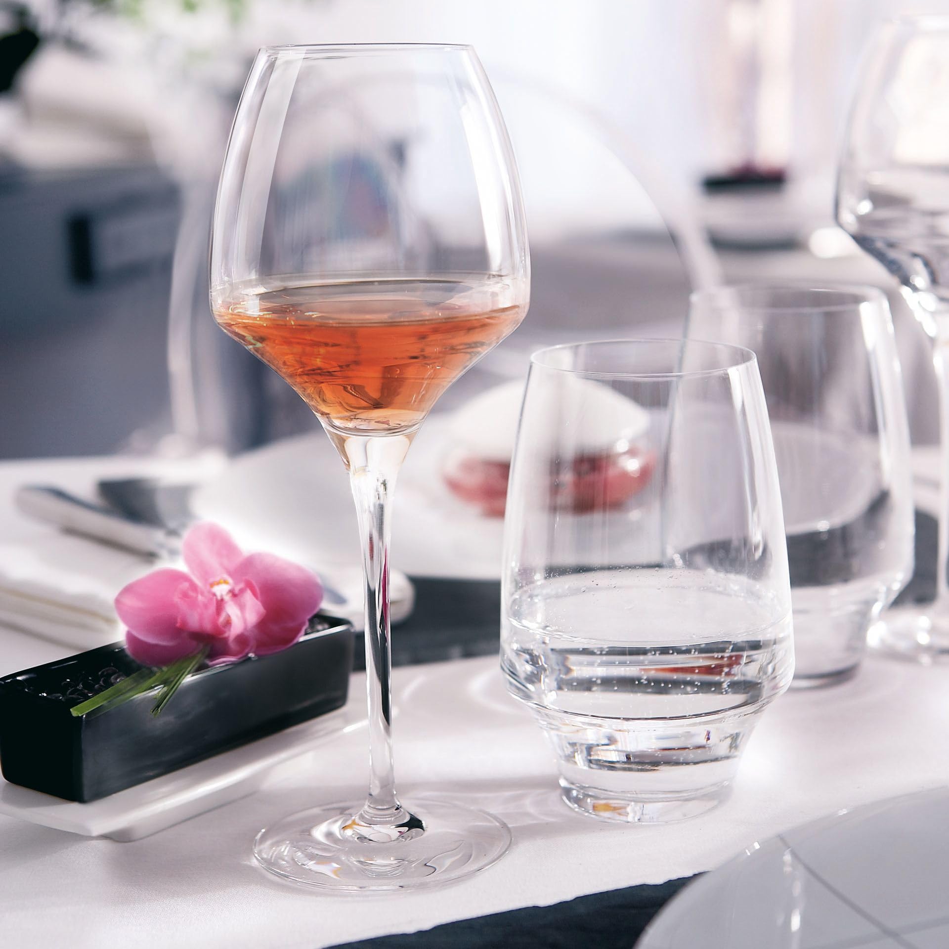 Chef & Sommelier Cristal 6 Flûtes à champagne 20 cl - Collection Open Up, White
