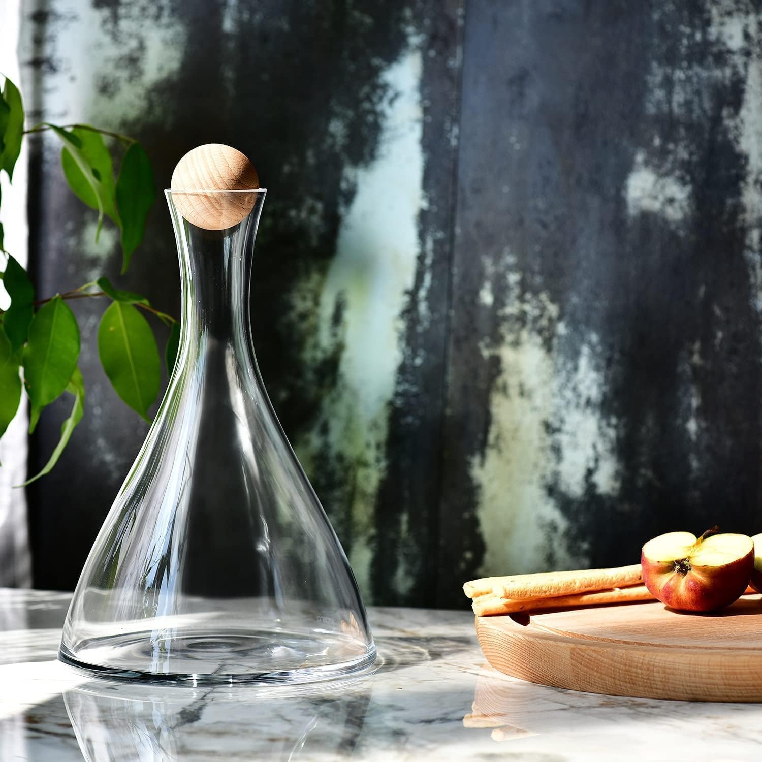 Vin Rouge Décanteur Carafe Verre | 1000 ML | Collection Avant-Garde | Parfait Pour La Maison, Les Restaurants Et Les Fêtes | Va Au Lave-Vaisselle