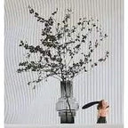 Art de la Table vase en verre épais de style rétro XXL, série: TYLER 46GR, verre de luxe épais de 9 mm Zistyhome art de la table