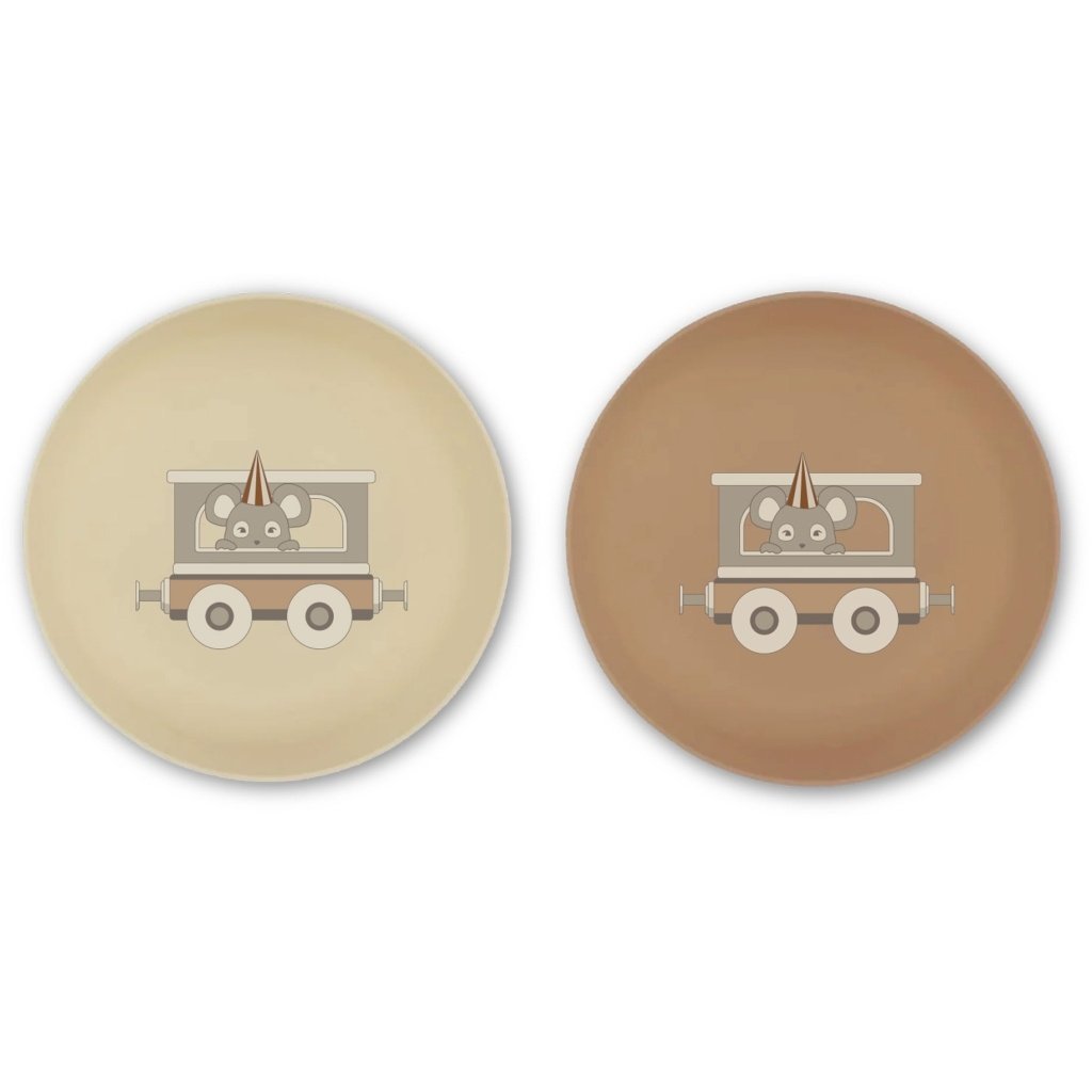 Assiette creuse en bioplastique (PLA) Villum 2 pcs.