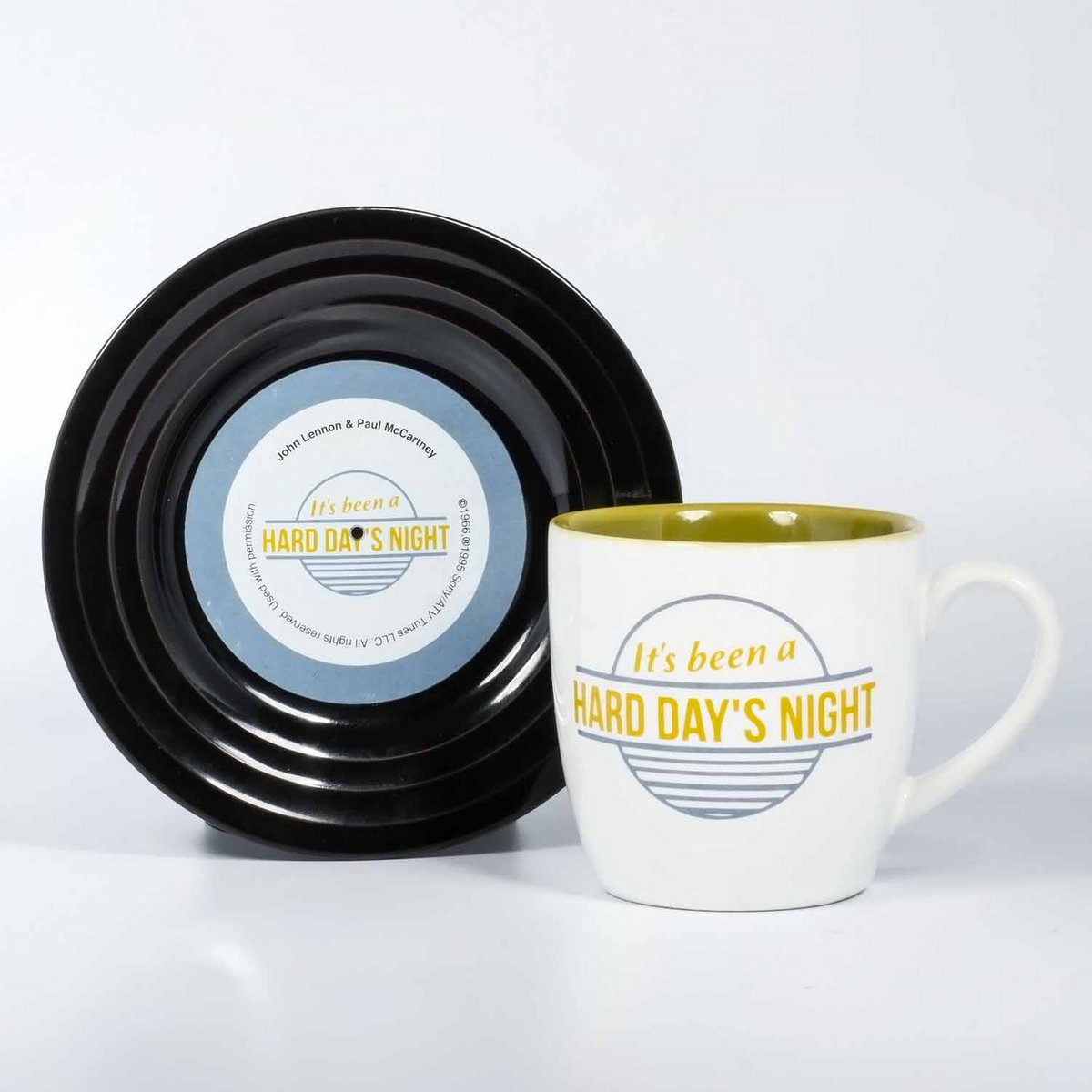 Set de mugs "Lyrical Mug" Hard Day's Night - Lennon & McCartney
