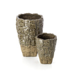 Vase Texture The Rock - Pierre Grise - L