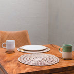 Set de table (Lot de 2, 4 ou 6) ILUH 35 cm | Set de table Boho en rotin