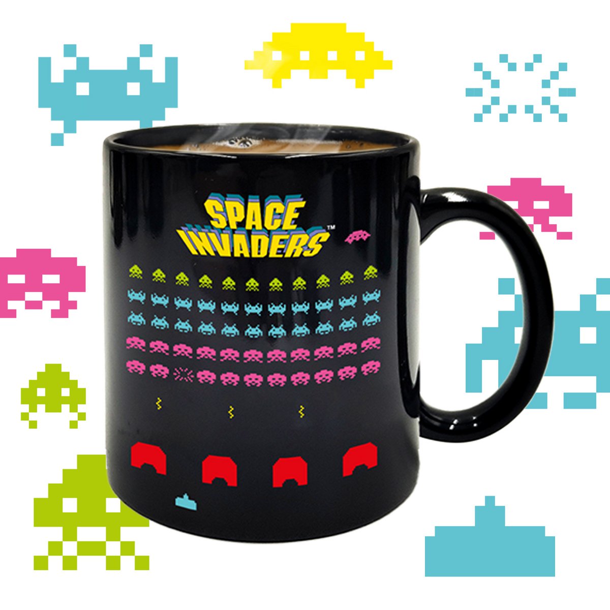 Space Invaders - Tasse "Space Invaders" - avec changement de couleur