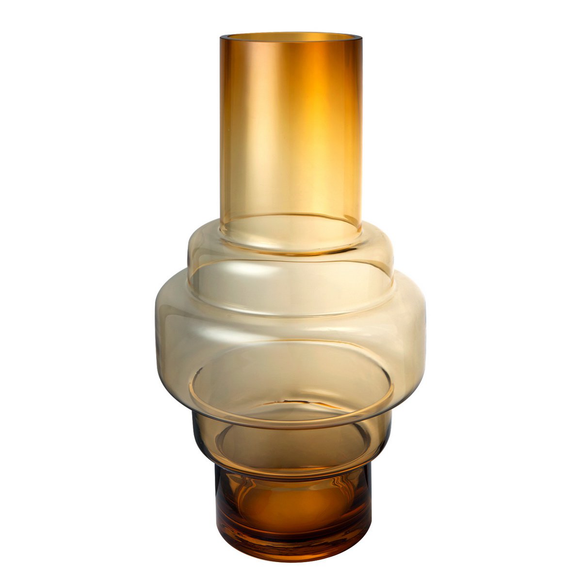 Art de la Table vase en verre épais de style rétro XXL, série: TYLER 46AM, édition de luxe en verre de 9 mm d'épaisseur Zistyhome art de la table