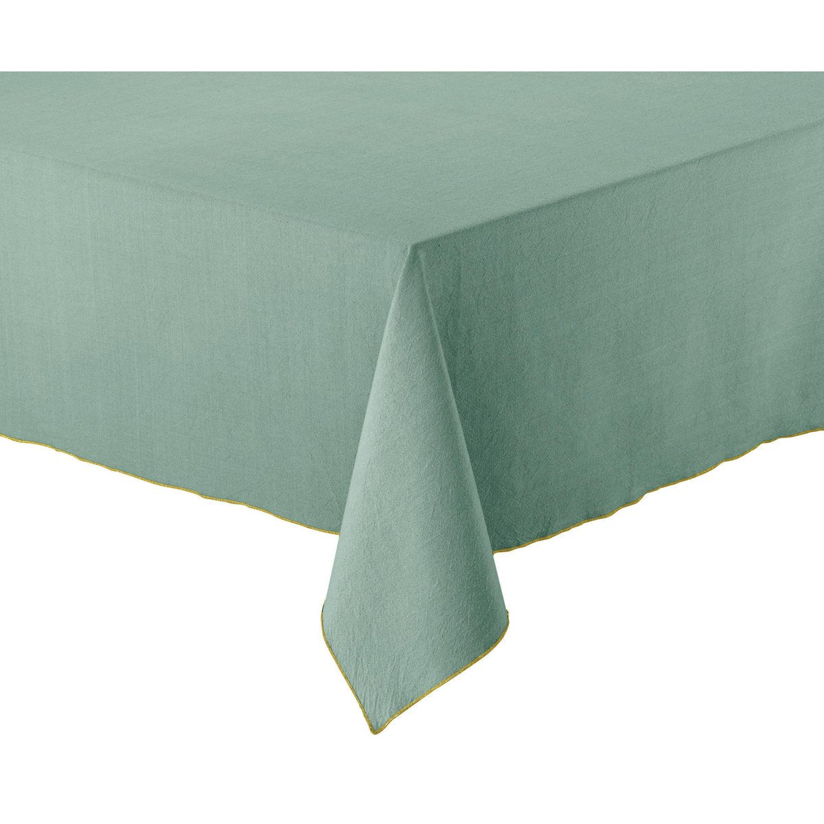 Nappe recyclée Grace Aqua 140 x 140