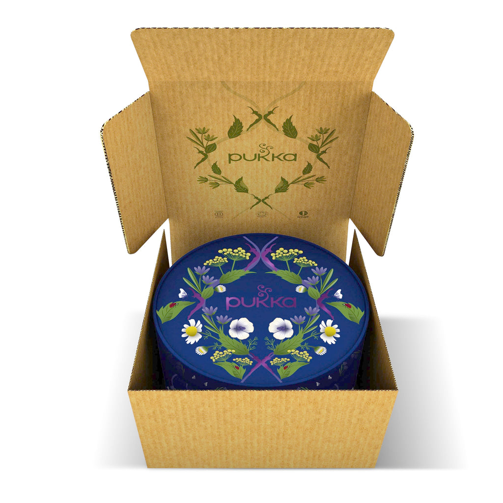 Pukka Coffret Découverte Prestige, Idée Cadeau Femme et Homme, Coffret de Tisanes, Matcha, Gingembre, Miel, Menthe,Cadeau de Thé 100% bio Saint Valentin, Anniversaire, 6 Saveurs, 90 Sachets