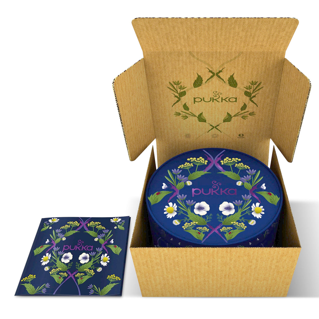 Pukka Coffret Découverte Prestige, Idée Cadeau Femme et Homme, Coffret de Tisanes, Matcha, Gingembre, Miel, Menthe,Cadeau de Thé 100% bio Saint Valentin, Anniversaire, 6 Saveurs, 90 Sachets