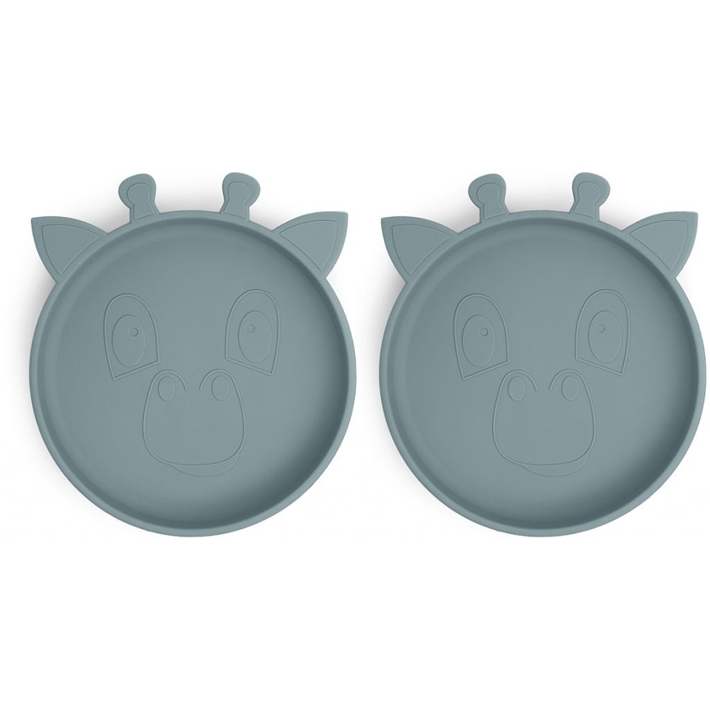 Akila assiette en silicone 2-pack Girafe