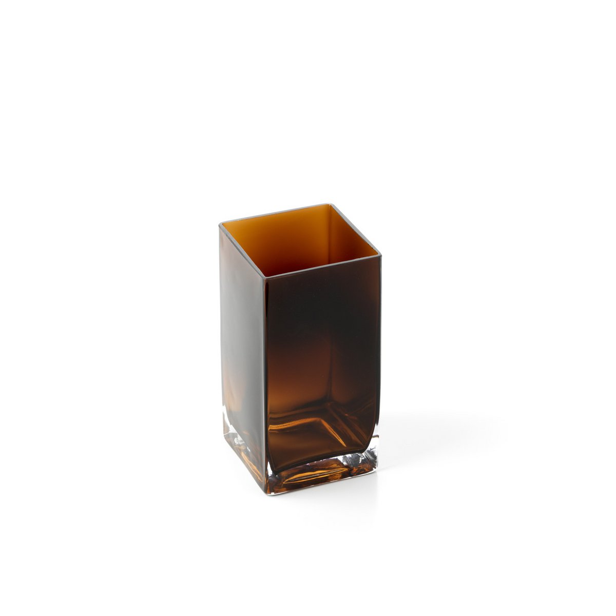 Le Vase Cuboïde Ambre - Ambre - S